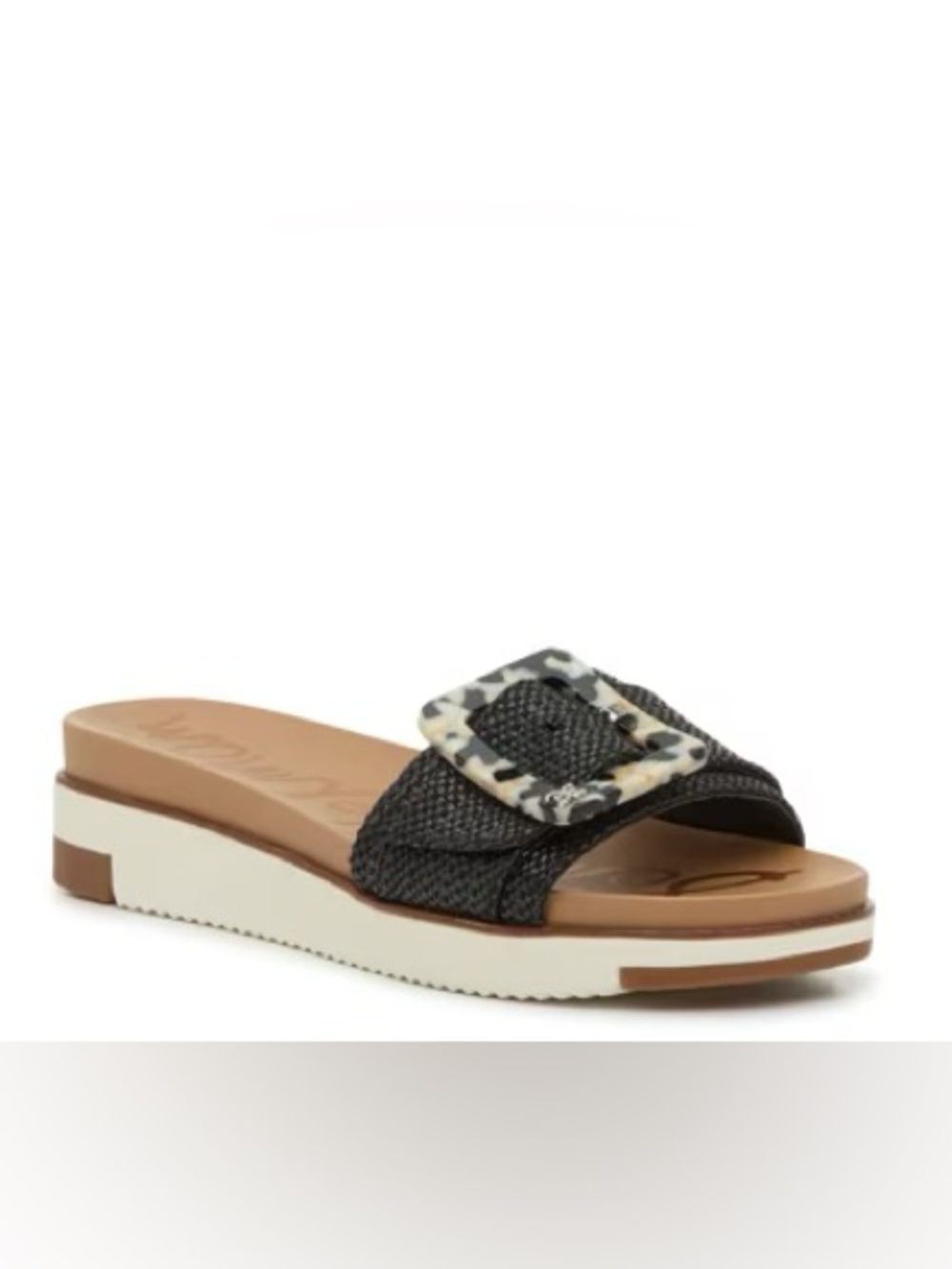 Sam Edelman Ariane Wedge Sandal in Black